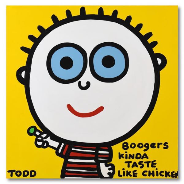 Goldman "Boogers" Original Acrylic On Canvas