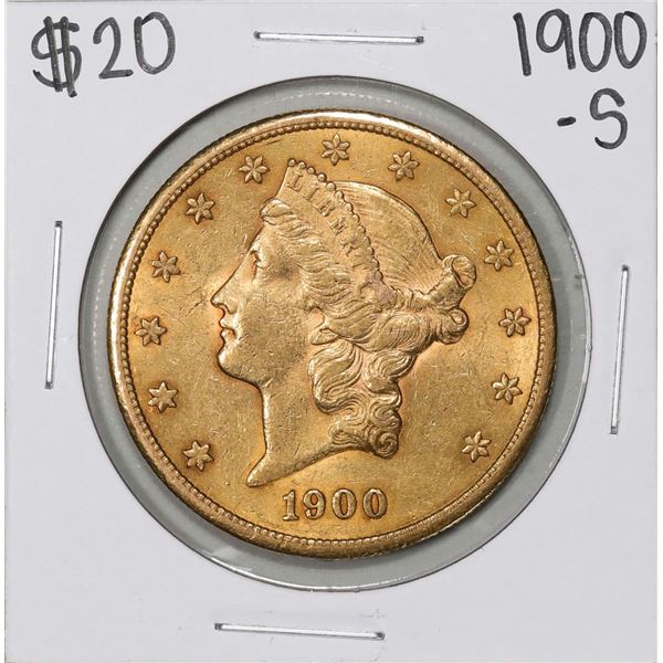 1900-S $20 Liberty Head Double Eagle Gold Coin