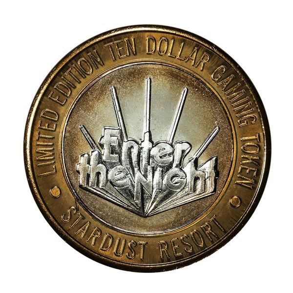 .999 Fine Silver Stardust Las Vegas, Nevada $10 Limited Edition Gaming Token