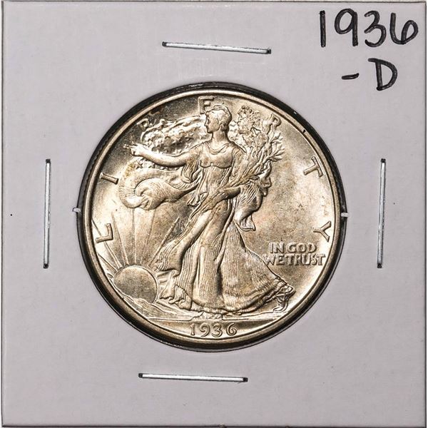 1936-D Walking Liberty Half Dollar Coin