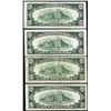Image 2 : Lot of (4) 1950 $10 Federal Reserve Notes Chicago