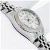 Image 4 : Rolex Ladies Stainless Steel Silver Index Datejust Wristwatch