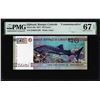 Image 1 : 2017 Djibouti Central Bank 40 Francs Note Pick# 46a PMG Superb Gem Uncirculated 67EPQ