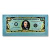 Image 1 : Steve Kaufman (1960-2010) "100 Dollar Old Ben Bill" Original Mixed Media On Canvas