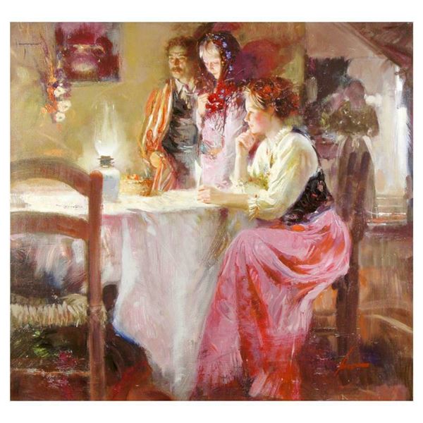 Pino (1939-2010) "Mystical Light" Limited Edition Giclee On Canvas