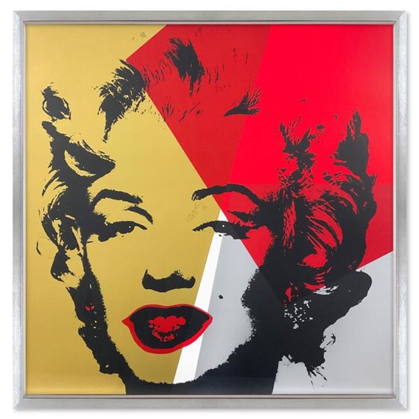 Warhol (1928-1987) "Golden Marilyn" Limited Edition Serigraph On Paper