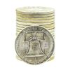 Image 2 : Roll of (20) Brilliant Uncirculated 1962 Franklin Half Dollar Coins