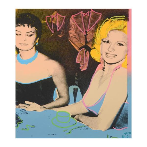 Ringo Daniel Funes "Sophia Takes a Peek" Original Mixed Media On Canvas