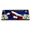 Image 1 : 2003 Department of the Treasury BEP Texas Coin and Currency Set Matching Serial #'s