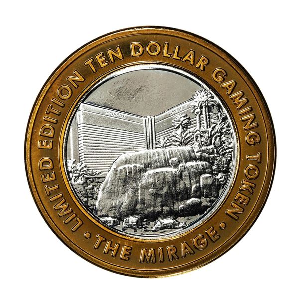 .999 Silver Mirage Las Vegas, Nevada $10 Casino Limited Edition Gaming Token