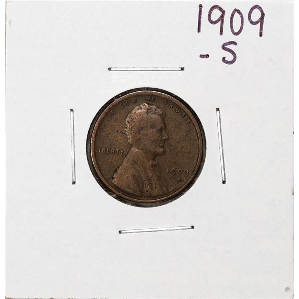 1909-S Lincoln Wheat Cent