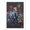 Image 1 : Stan Lee - Marvel Comics "Official Handbook: Avengers 2005" Giclee On Canvas