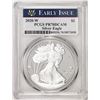 Image 1 : 2020-W $1 American Silver Eagle Coin PCGS PR70DCAM Early Issue