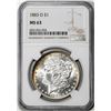 Image 1 : 1883-O $1 Morgan Silver Dollar Coin NGC MS63