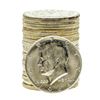 Image 1 : Roll of (20) Brilliant Uncirculated 1964 Kennedy Half Dollar Coins