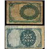 Image 2 : Lot of 1874 Fifth Issue Ten & Twenty Five Cents Fractional Currency Notes