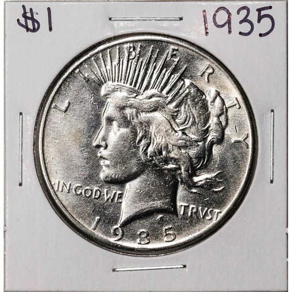 1935 $1 Peace Silver Dollar Coin