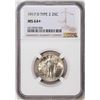 Image 1 : 1917-D Type 2 Standing Liberty Quarter Coin NGC MS64+