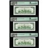 Image 2 : (3) Consecutive 1985 $100 Federal Reserve Notes Fr.2171-G PMG Superb Gem Unc 67EPQ