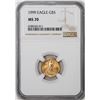 Image 1 : 1999 $5 American Gold Eagle Coin NGC MS70