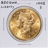 Image 1 : 1902-S $20 Liberty Head Double Eagle Gold Coin