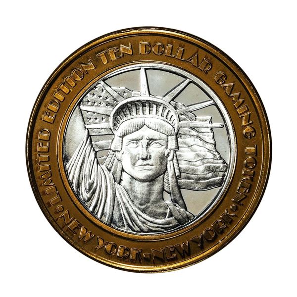 .999 Silver New York New York Hotel & Casino $10 Limited Edition Gaming Token