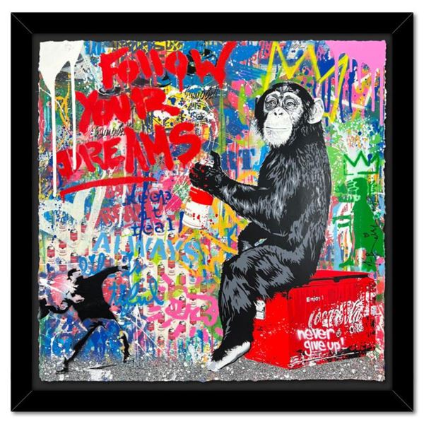 Mr Brainwash  Everyday Life  Original Mixed Media On Paper