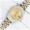 Image 2 : Rolex Ladies Two Tone Champagne Diamond Datejust Wristwatch