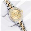 Image 3 : Rolex Ladies Two Tone Champagne Diamond Datejust Wristwatch