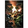 Image 1 : Marvel Comics "New Avengers #43" Limited Edition Giclee On Canvas