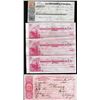 Image 1 : Lot of (5) 1800's Miscellaneous Obsolete Checks