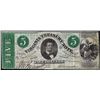 Image 1 : 1862 $5 Virginia Treasury Note Obsolete Note