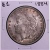 Image 1 : 1884 $1 Morgan Silver Dollar Coin