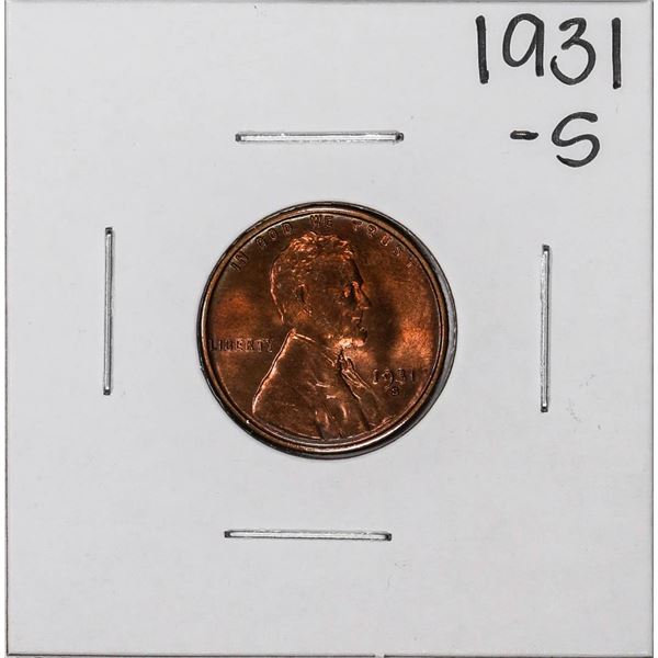 1931-S Lincoln Wheat Cent Coin