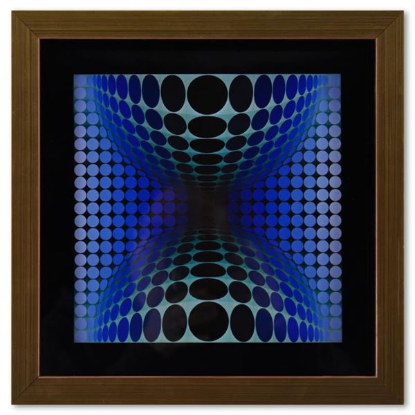 Victor Vasarely  Ond - Ii De La Serie Vega  Mixed Media Print On Paper