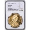 Image 1 : 1915 Austria 4 Ducats Gold Coin Restrike NGC MS65