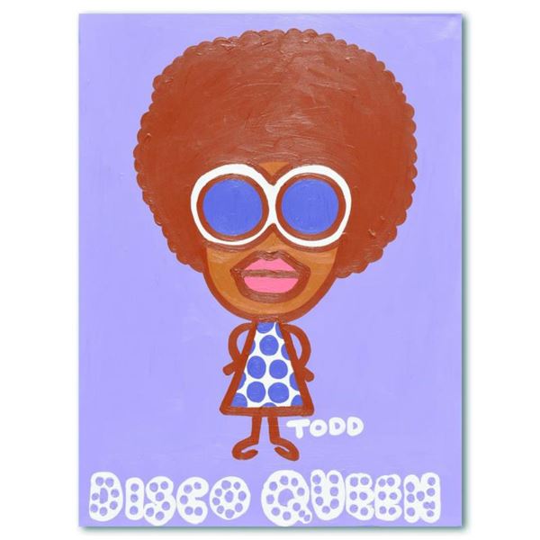 Goldman  Disco Queen  Original Acrylic On Canvas