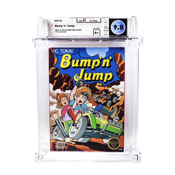 Bump'n Jump (Round SOQ) NES Nintendo Sealed Video Game WATA 9.0/A+