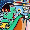 Image 2 : Maimon "Sneaky Slow Dance" Original Acrylic On Canvas