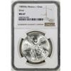 Image 1 : 1985Mo Mexico 1 Onza Libertad Silver Coin NGC MS67