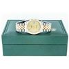 Image 8 : Rolex Mens Two Tone Champagne Jubilee Index Diamond Wristwatch With Rolex Box