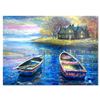 Image 1 : Suljakov "Mistique Lake" Original Oil Painting On Canvas