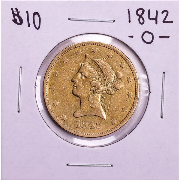 1842-O $10 Liberty Head Eagle Gold Coin