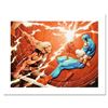 Image 1 : Stan Lee - Marvel Comics "Ultimate New Ultimates #4" Limited Edition Giclee On Canvas