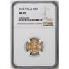 Image 1 : 2016 $5 American Gold Eagle Coin NGC MS70