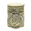Image 1 : Roll of (20) Brilliant Uncirculated 1964 Kennedy Half Dollar Coins