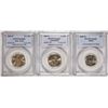 Image 1 : Lot of (3) Miscellaneous PCGS Slabbed Sample Coins