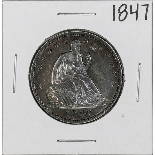 1847 Seated Liberty Half Dollar Coin