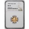 Image 1 : 1999 $5 American Gold Eagle Coin NGC MS70