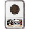 Image 2 : 1847 Coronet Head Large Cent Coin NGC AU58BN